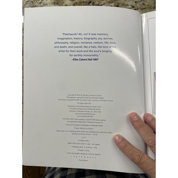 Paper Quilts Book Turn Traditional Quilt Motifs Contemporary Cards Crafts Sewing - Picture 5 of 6